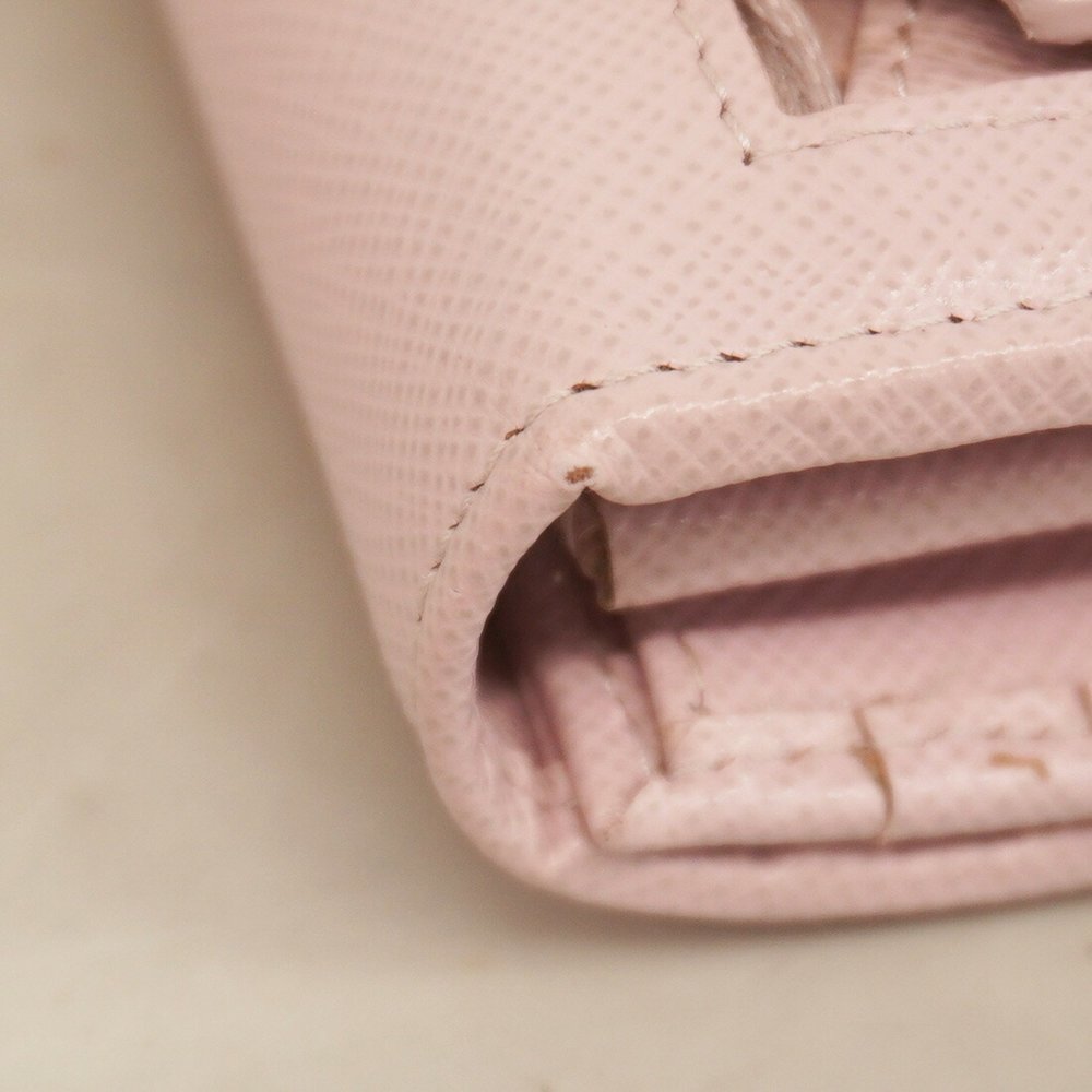 Prada Saffiano Leather Long Wallet, Pink, Women's, P1035694 - Picture 5 of 15